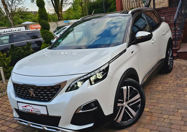 Peugeot 3008 cena 99999 przebieg: 134000, rok produkcji 2018 z Zawiercie małe 781